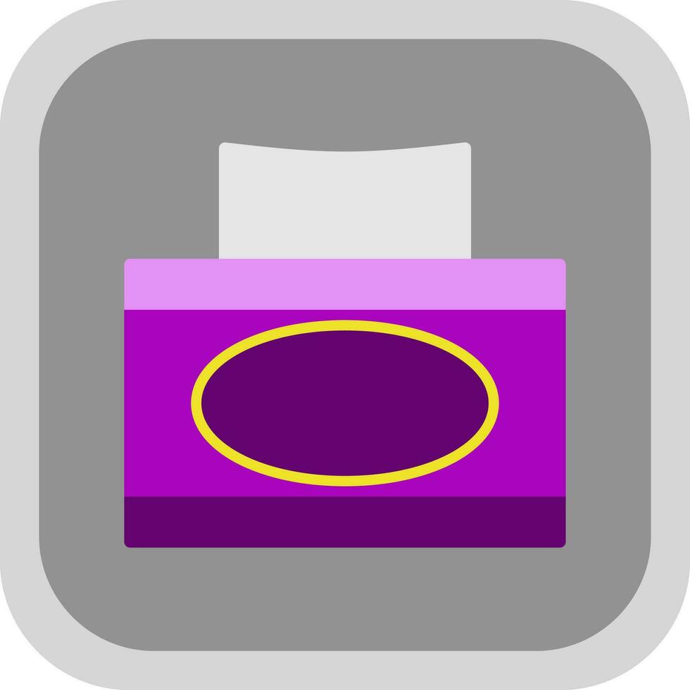 Tissue box Vector Icon Design