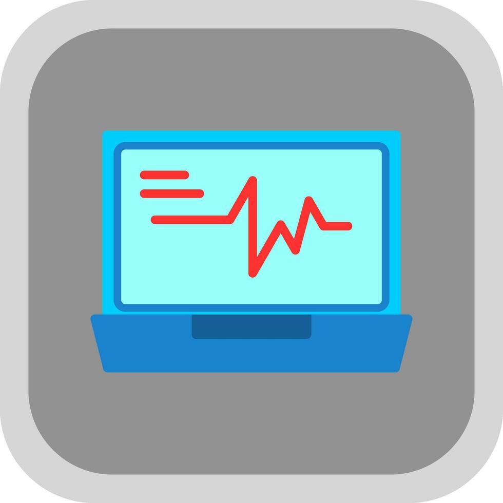 Ecg Vector Icon Design