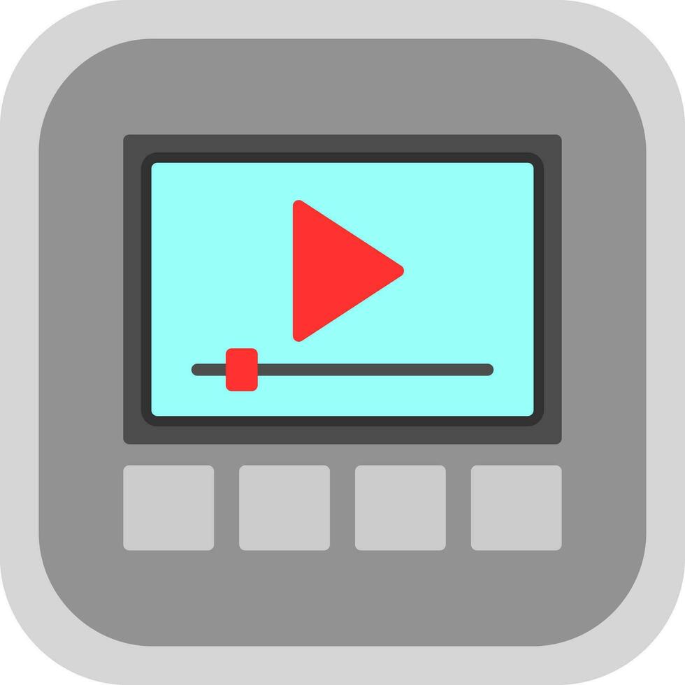 Video player Vector Icon Design