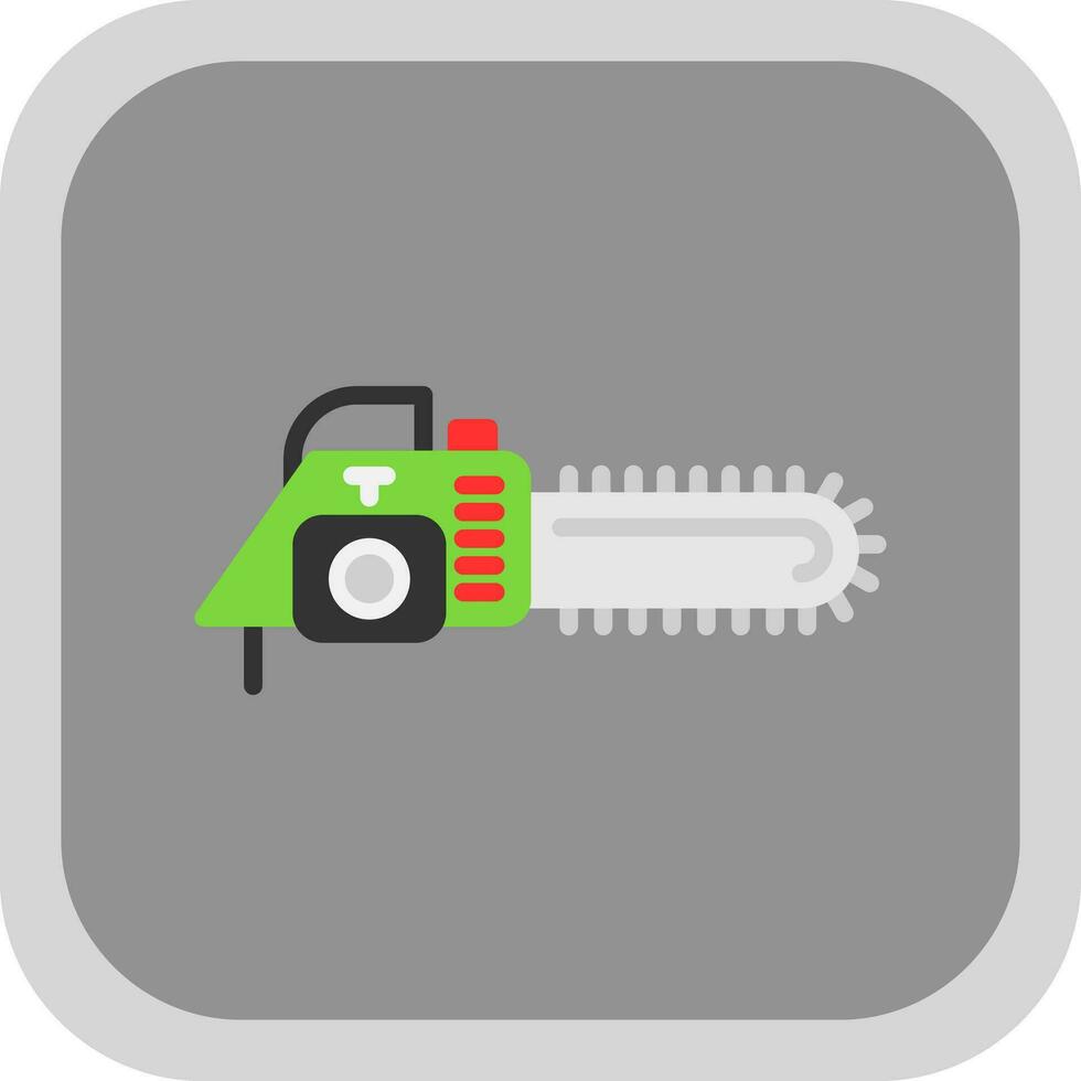 Chain saw Vector Icon Design