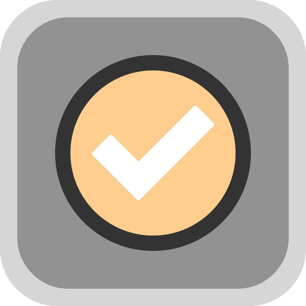 Checked Vector Icon Design