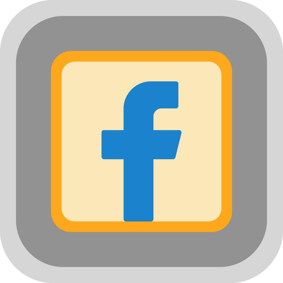 Facebook Logo Vector Icon Design