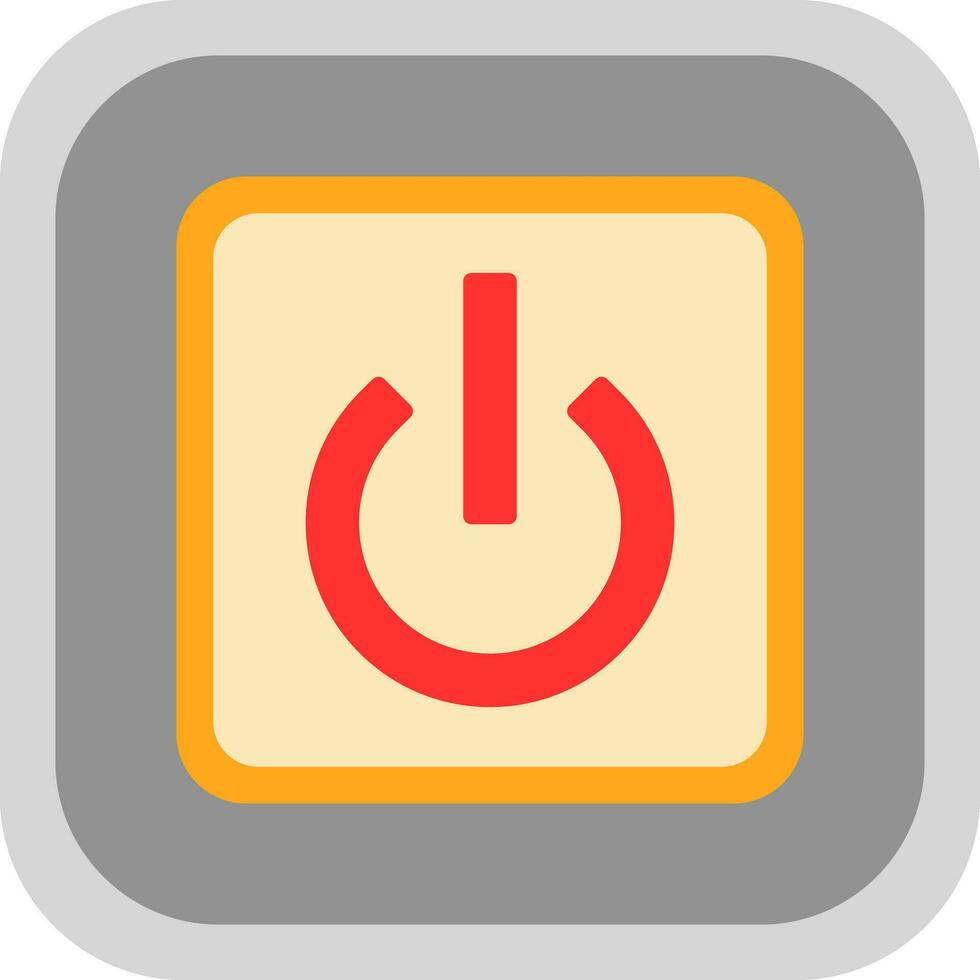 Power Button Off Vector Icon Design