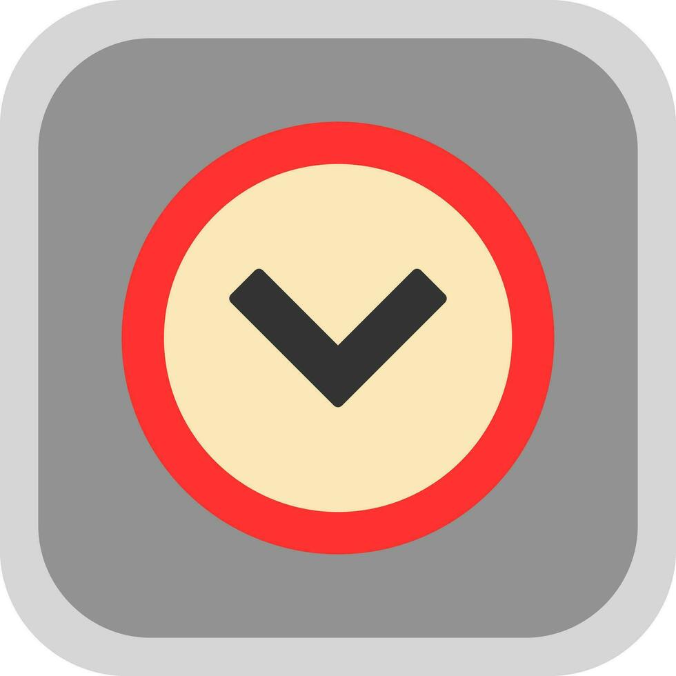 Chevron Arrow Down Vector Icon Design