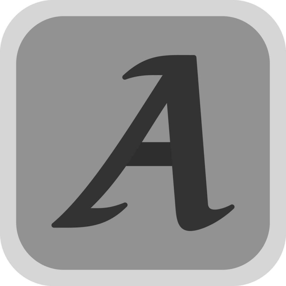 Letter A Vector Icon Design