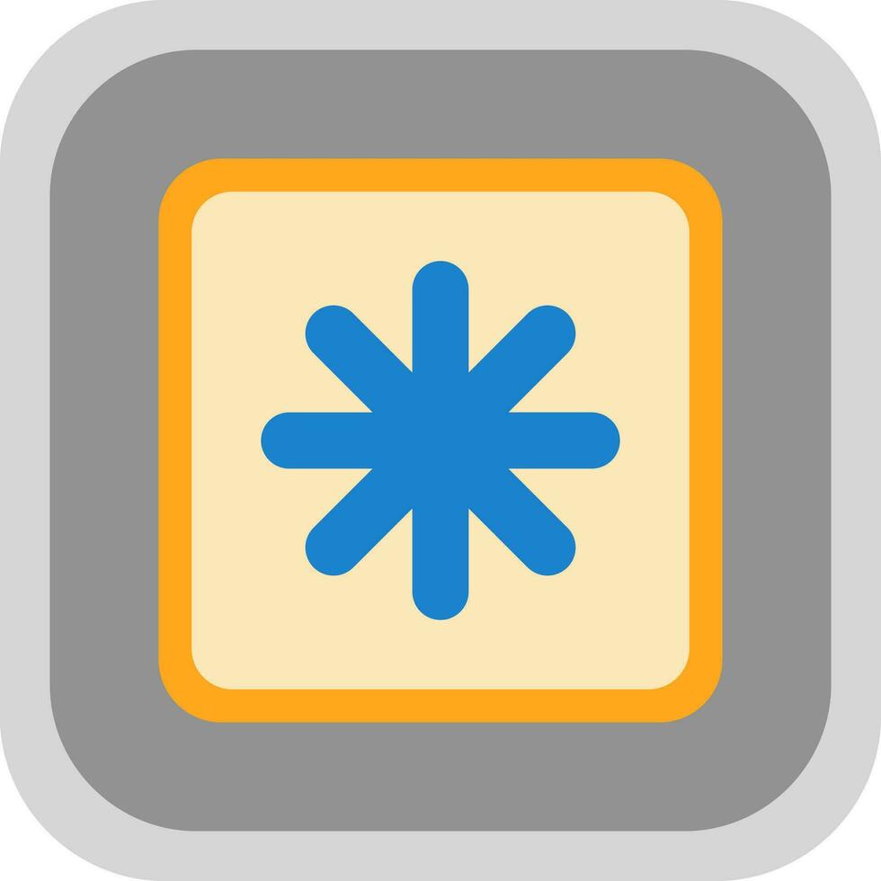 Asterisk Vector Icon Design
