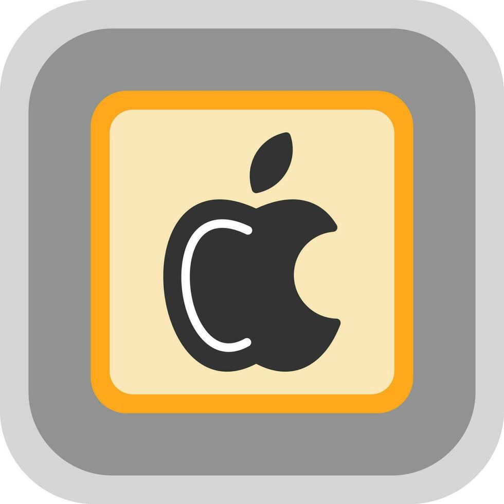 Apple Logo Vector Icon Design