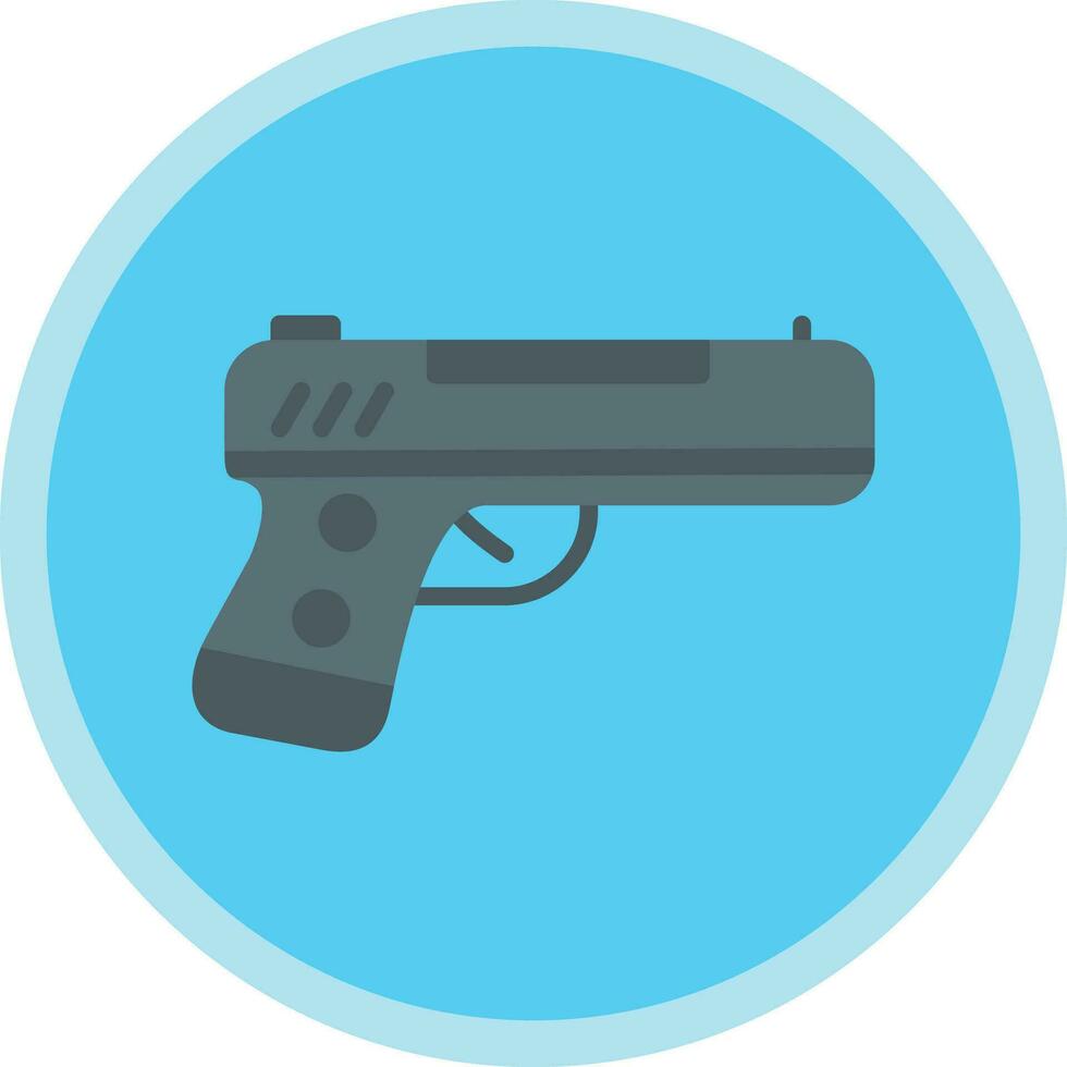 Handgun Vector Icon Design