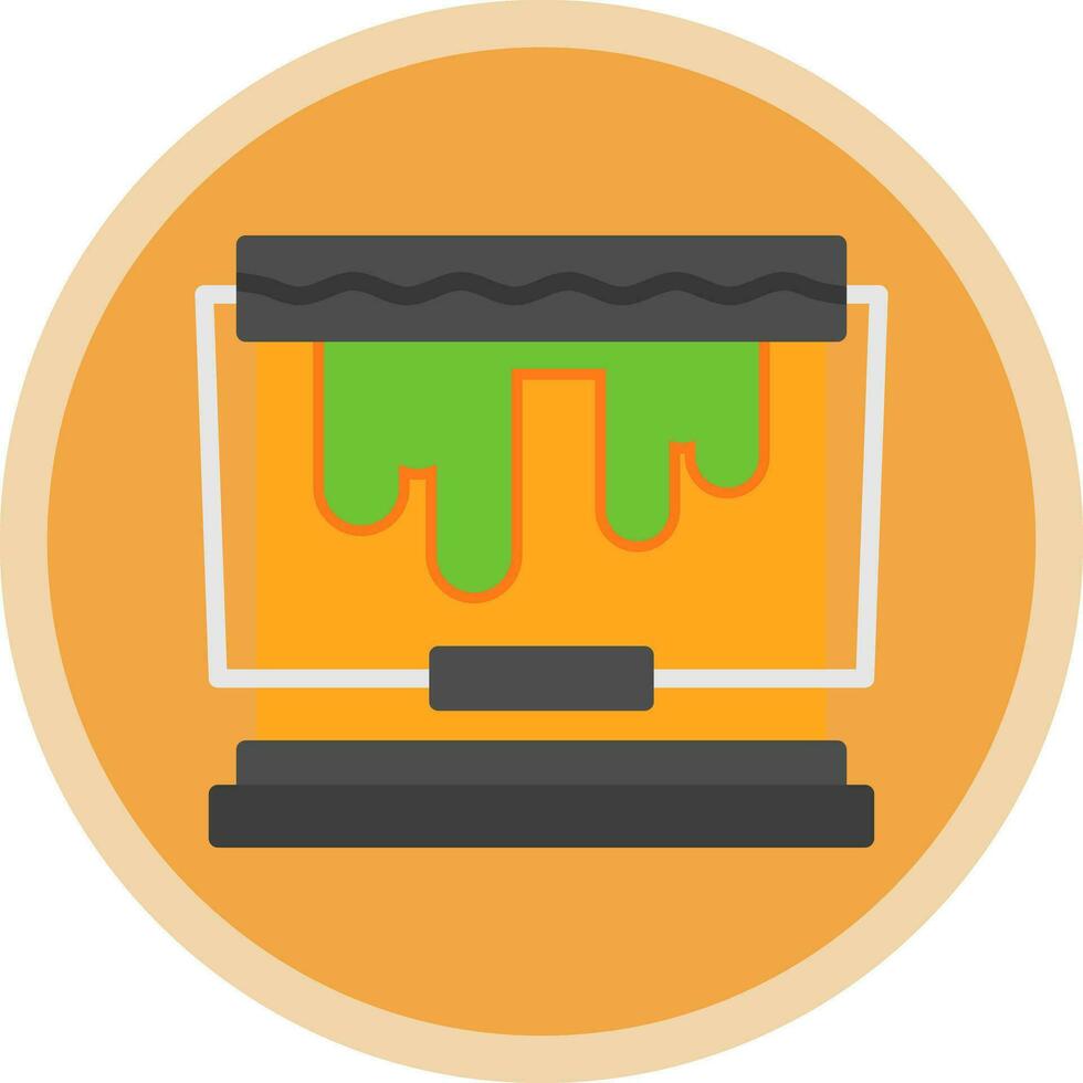 Paint Bucket Vector Icon Design