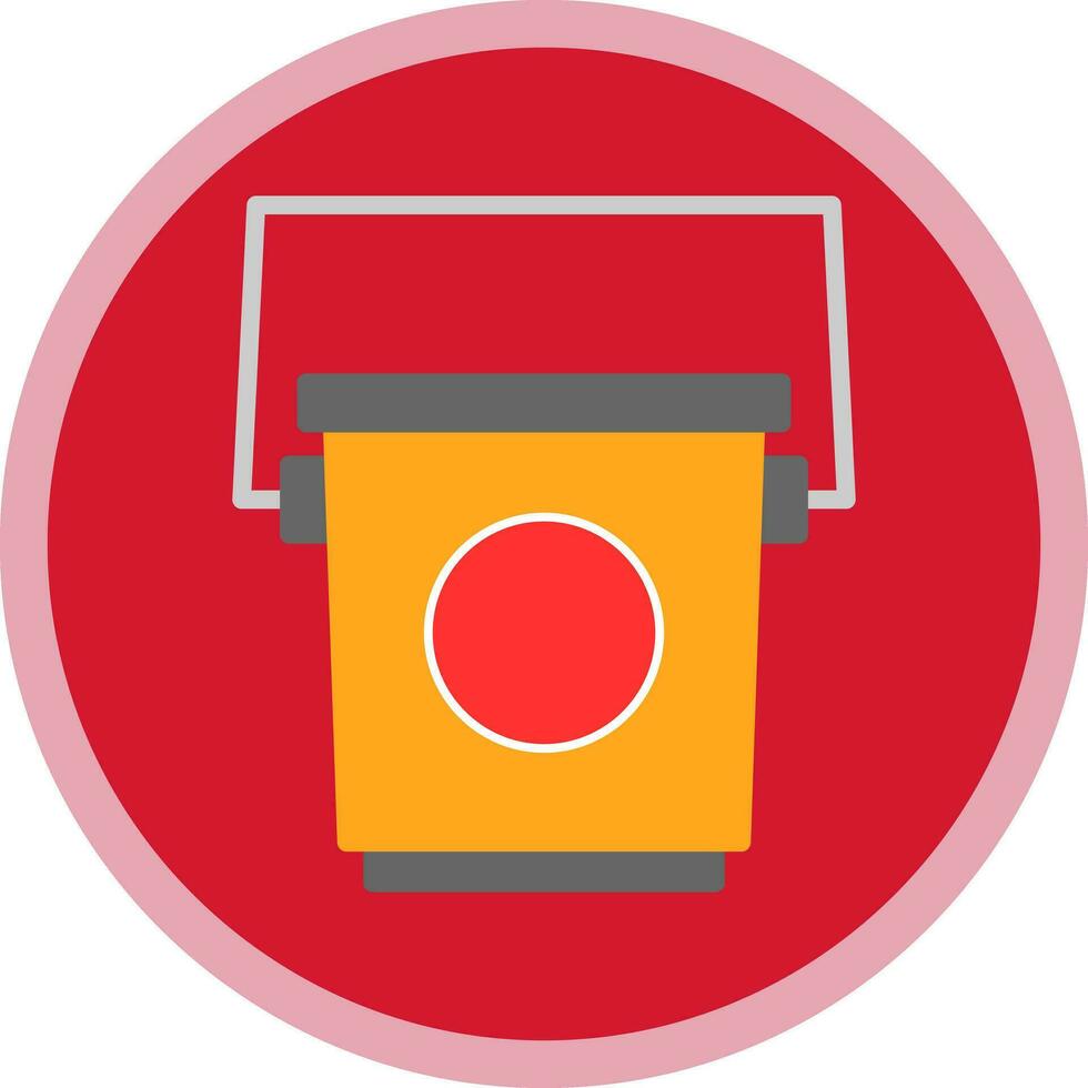 Bucket Vector Icon Design