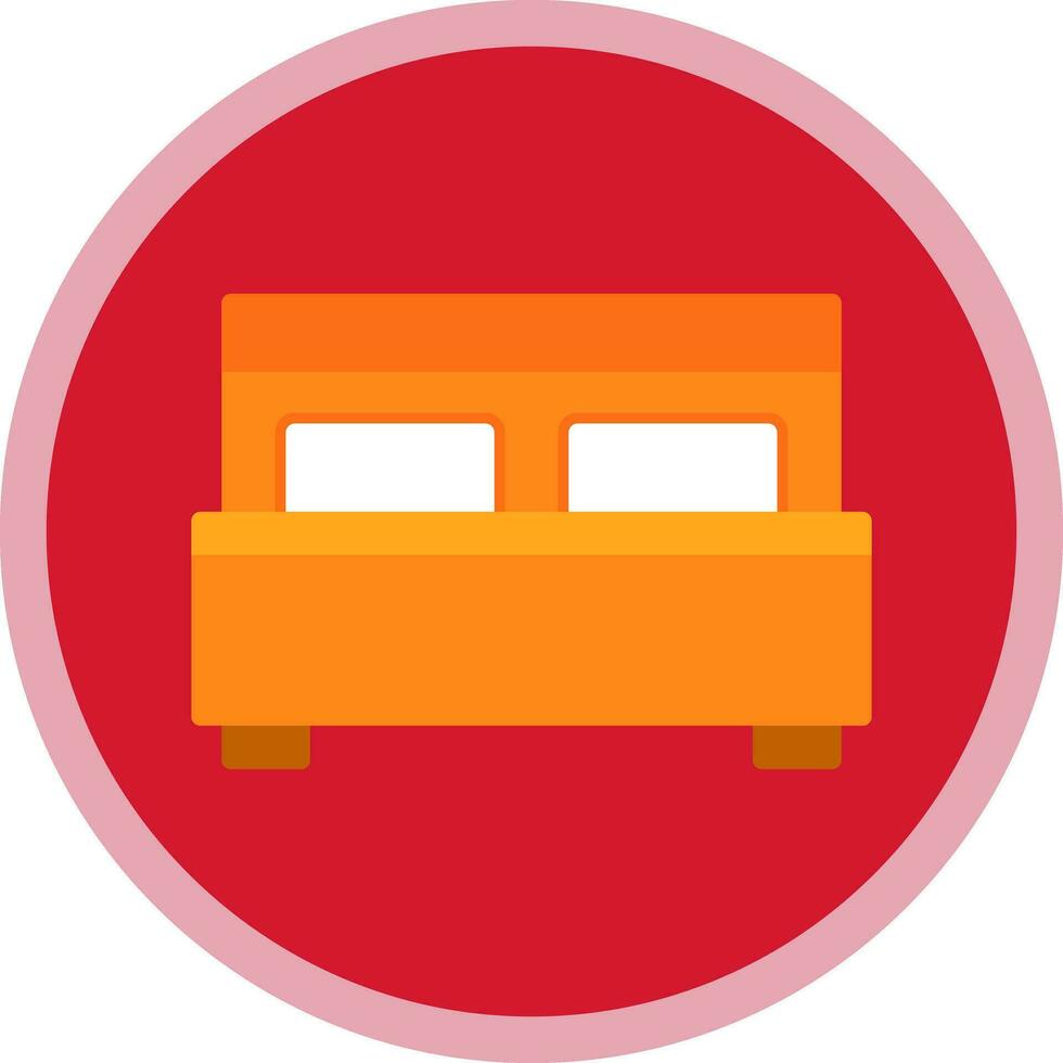 Bed Vector Icon Design