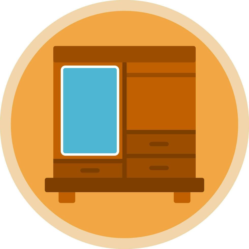 Wardrobe Vector Icon Design