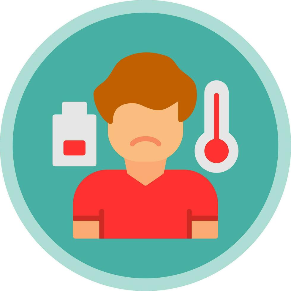 Sick boy Vector Icon Design
