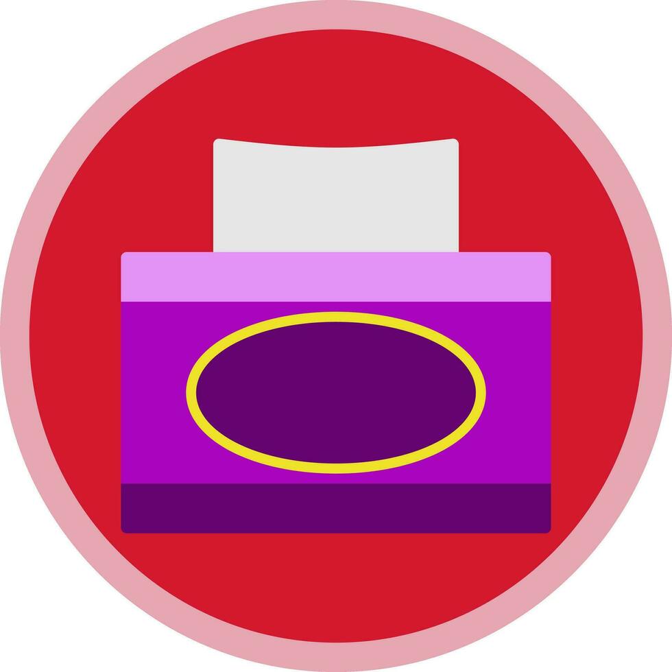Tissue box Vector Icon Design