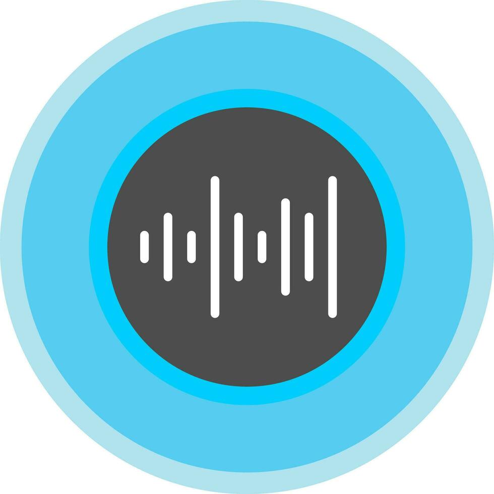 Sound waves Vector Icon Design