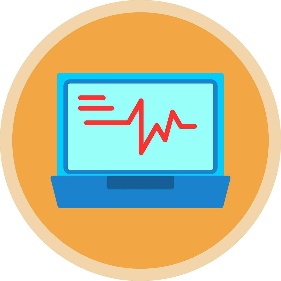 Ecg Vector Icon Design