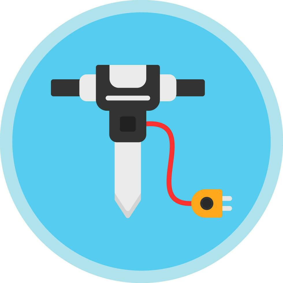 Jackhammer Vector Icon Design