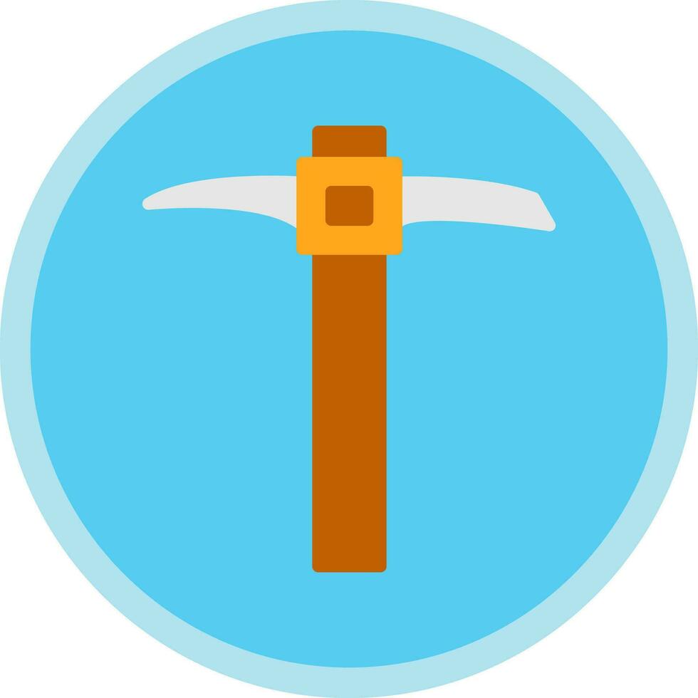 Pickaxe Vector Icon Design