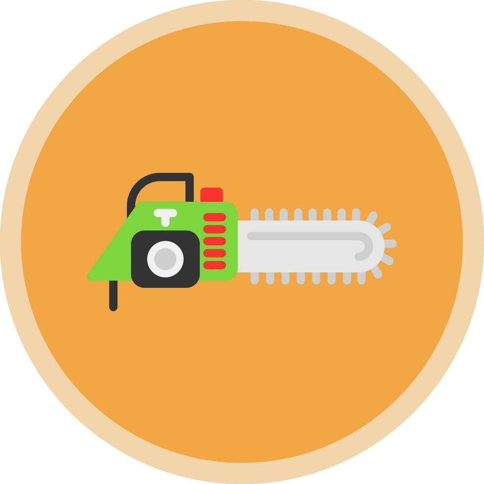 Chain saw Vector Icon Design