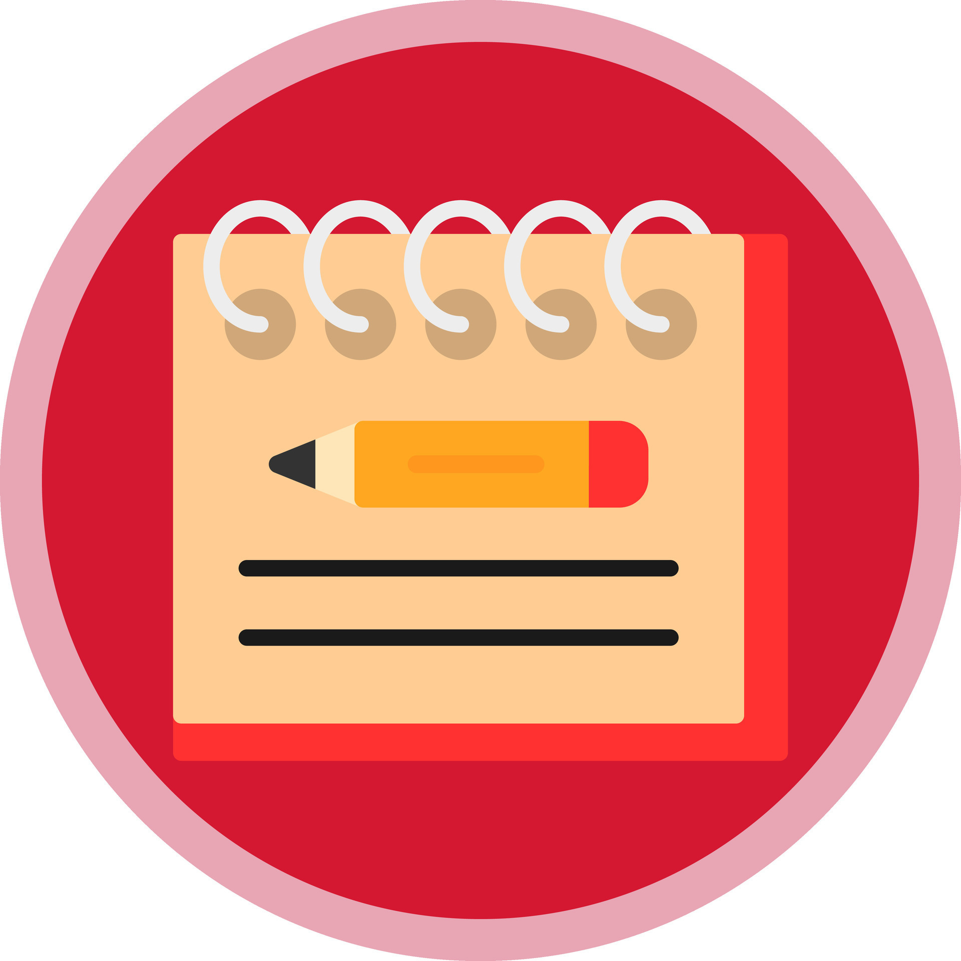 Notepad Vector Icon Design 26015710 Vector Art at Vecteezy