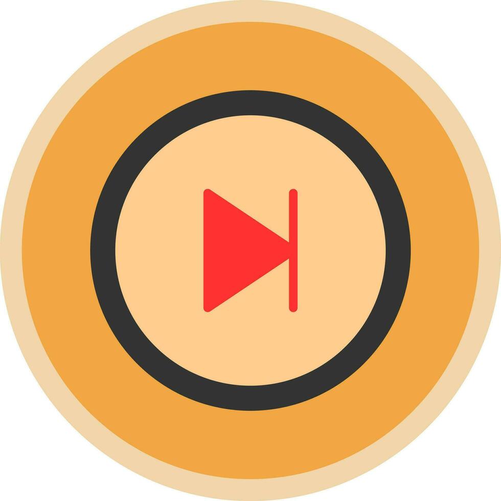 Skip Vector Icon Design