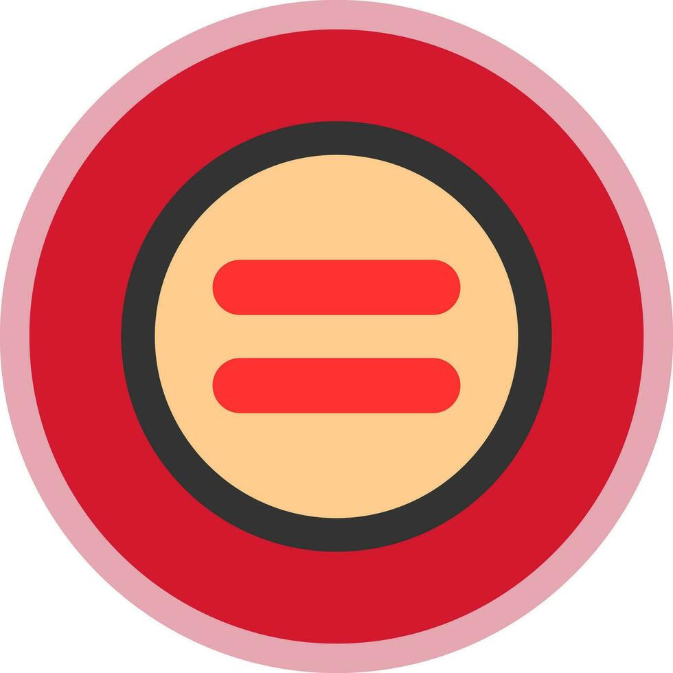 Equal Vector Icon Design