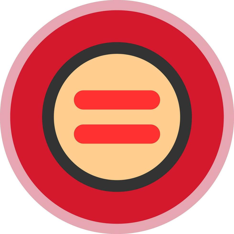 Equal Vector Icon Design