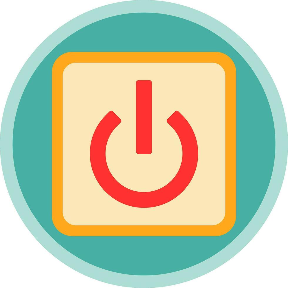 Power Button Off Vector Icon Design