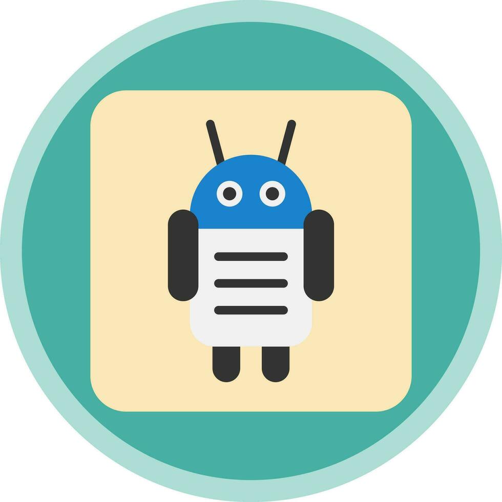Android Character Vector Icon Design