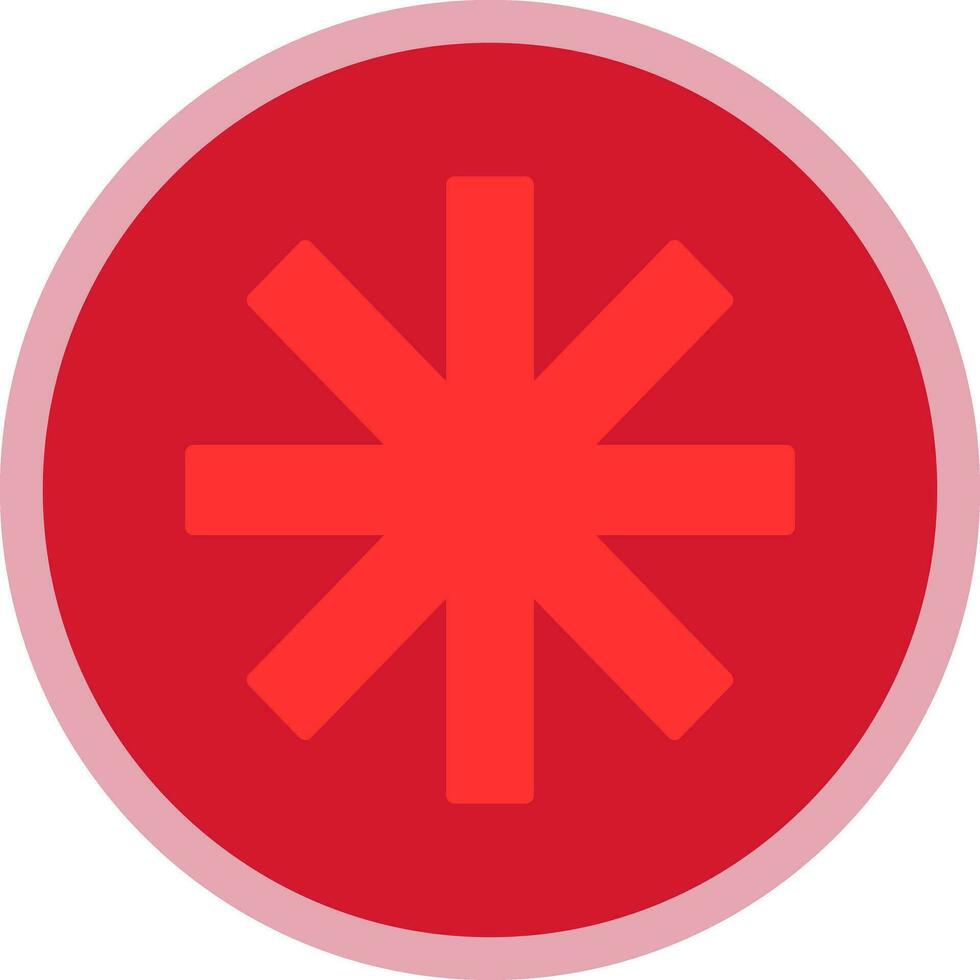 Asterisk Vector Icon Design