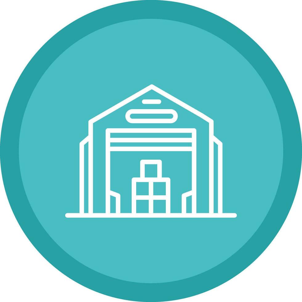 Warehouse Vector Icon Design