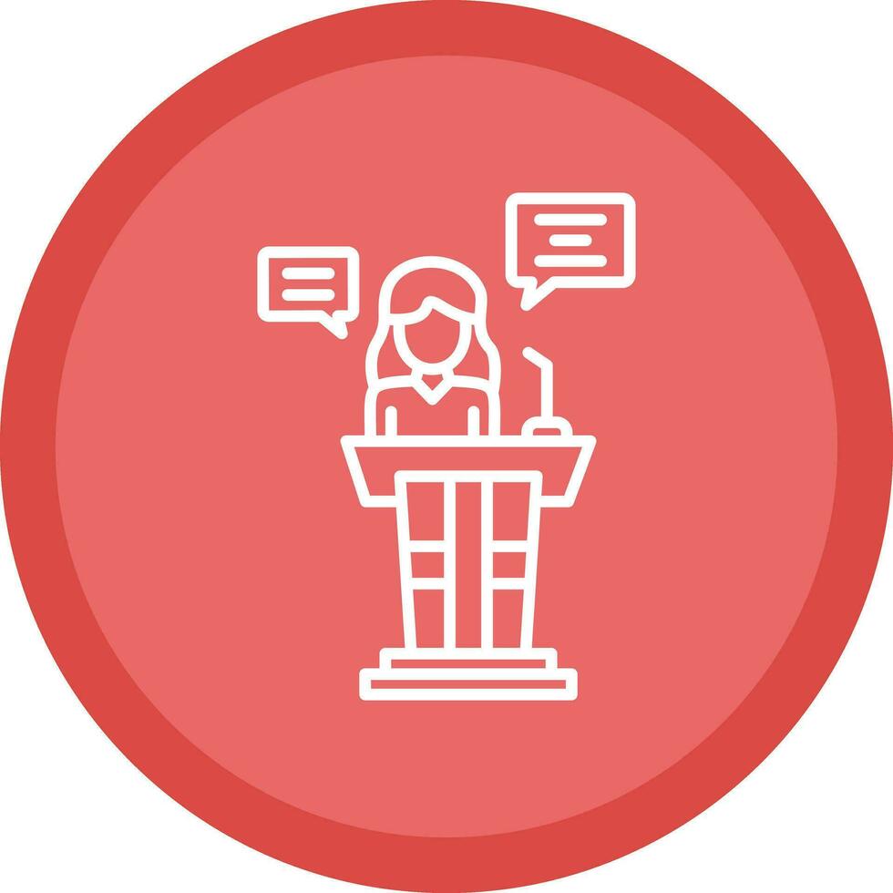 Speech Vector Icon Design