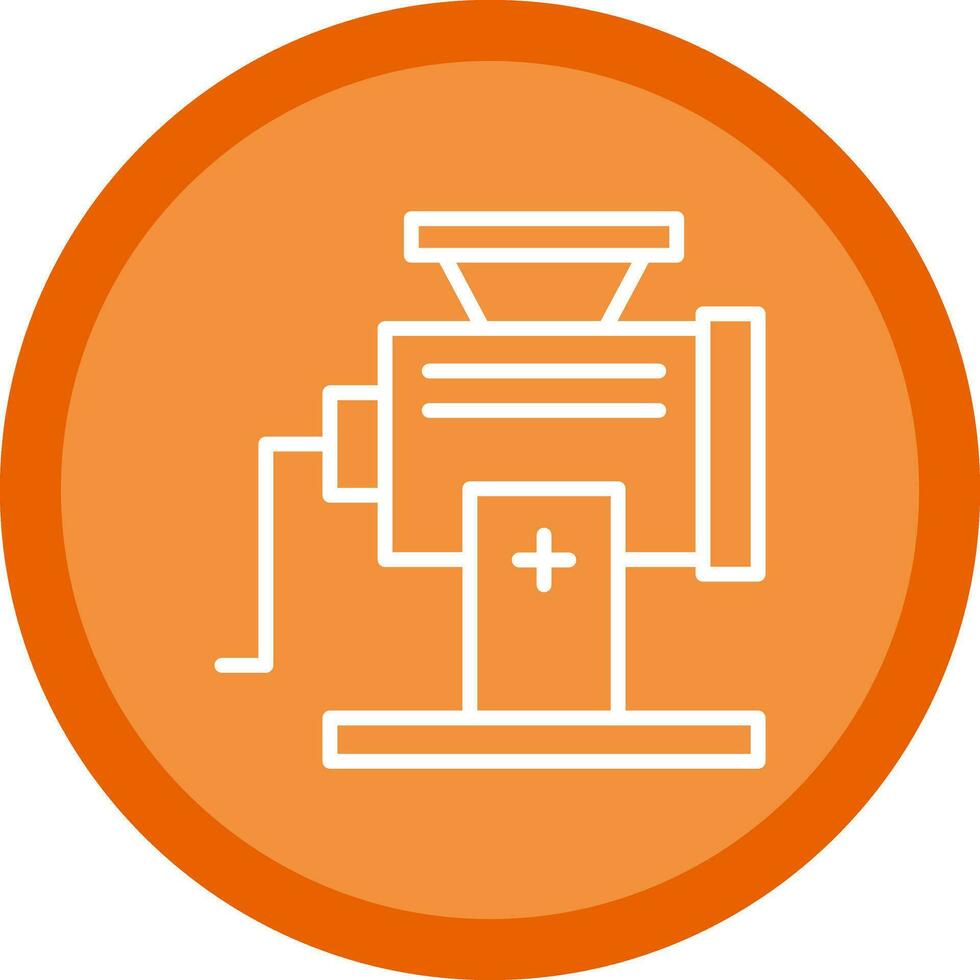 Meat Grinder Vector Icon Design