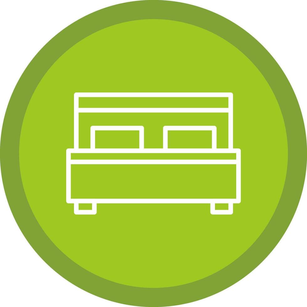 Bed Vector Icon Design