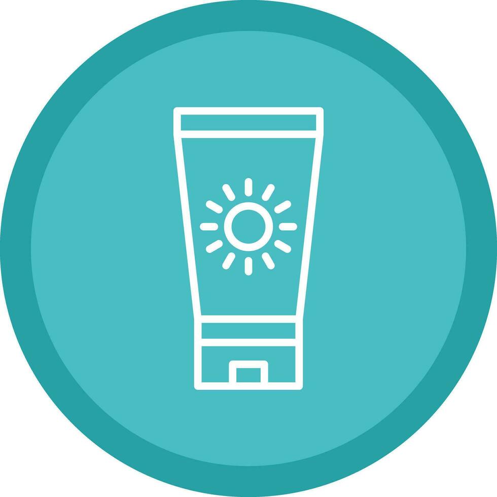 Sun block Vector Icon Design