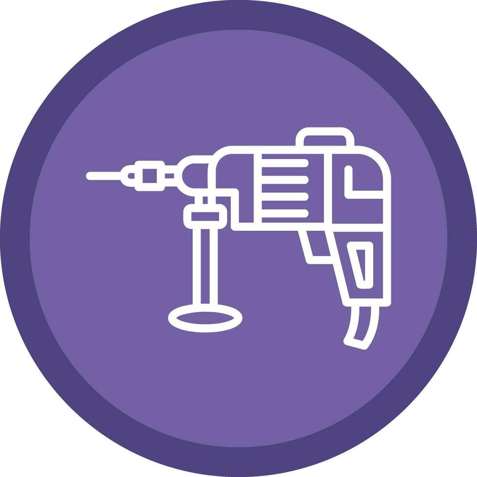 Drilling machine Vector Icon Design