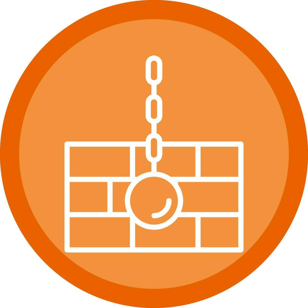Wrecking ball Vector Icon Design