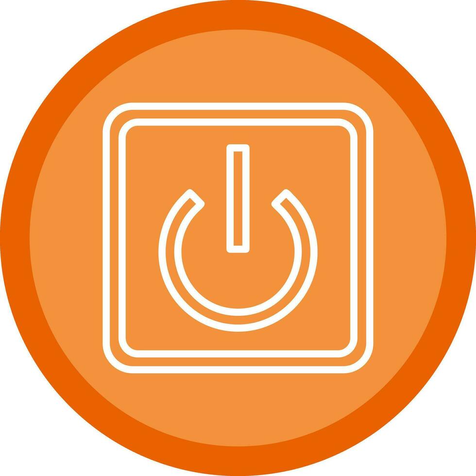 Power Button Off Vector Icon Design
