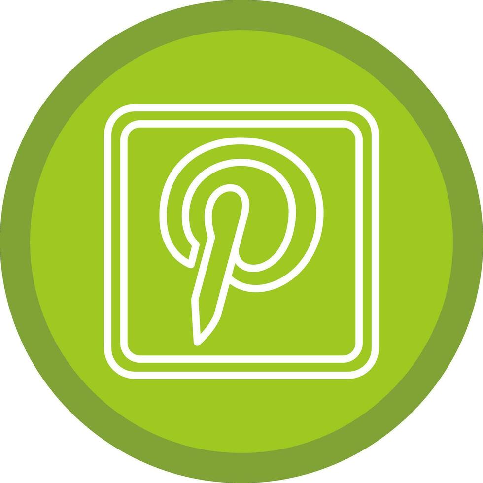 pinterest logo vector icono diseño