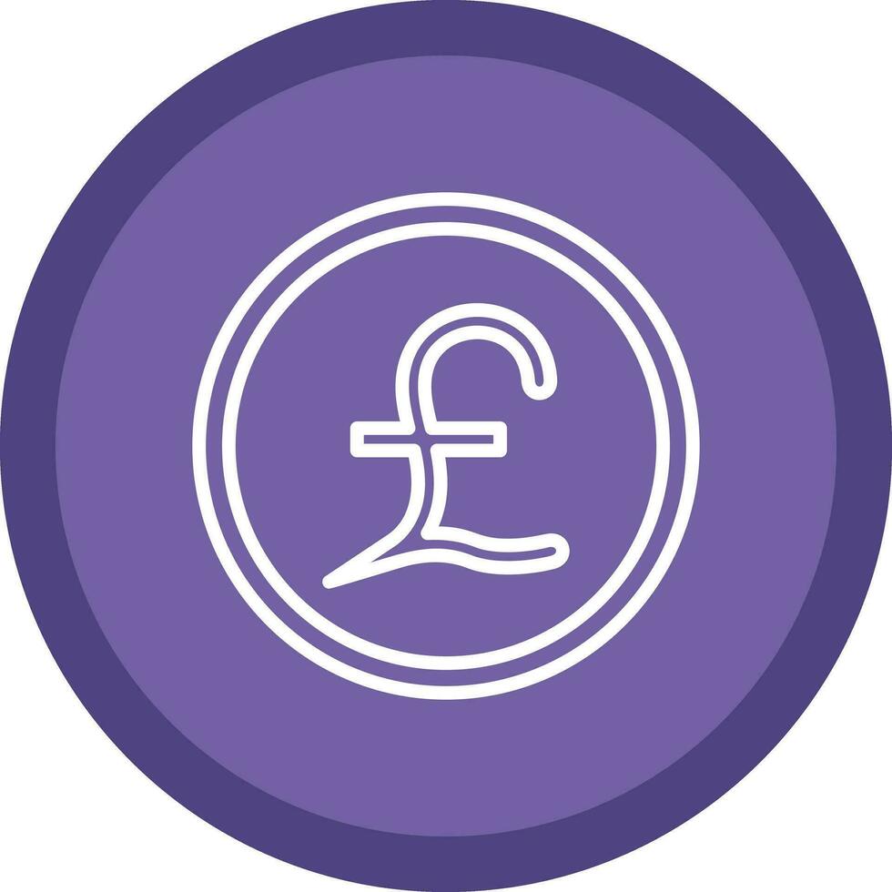 Pound Vector Icon Design