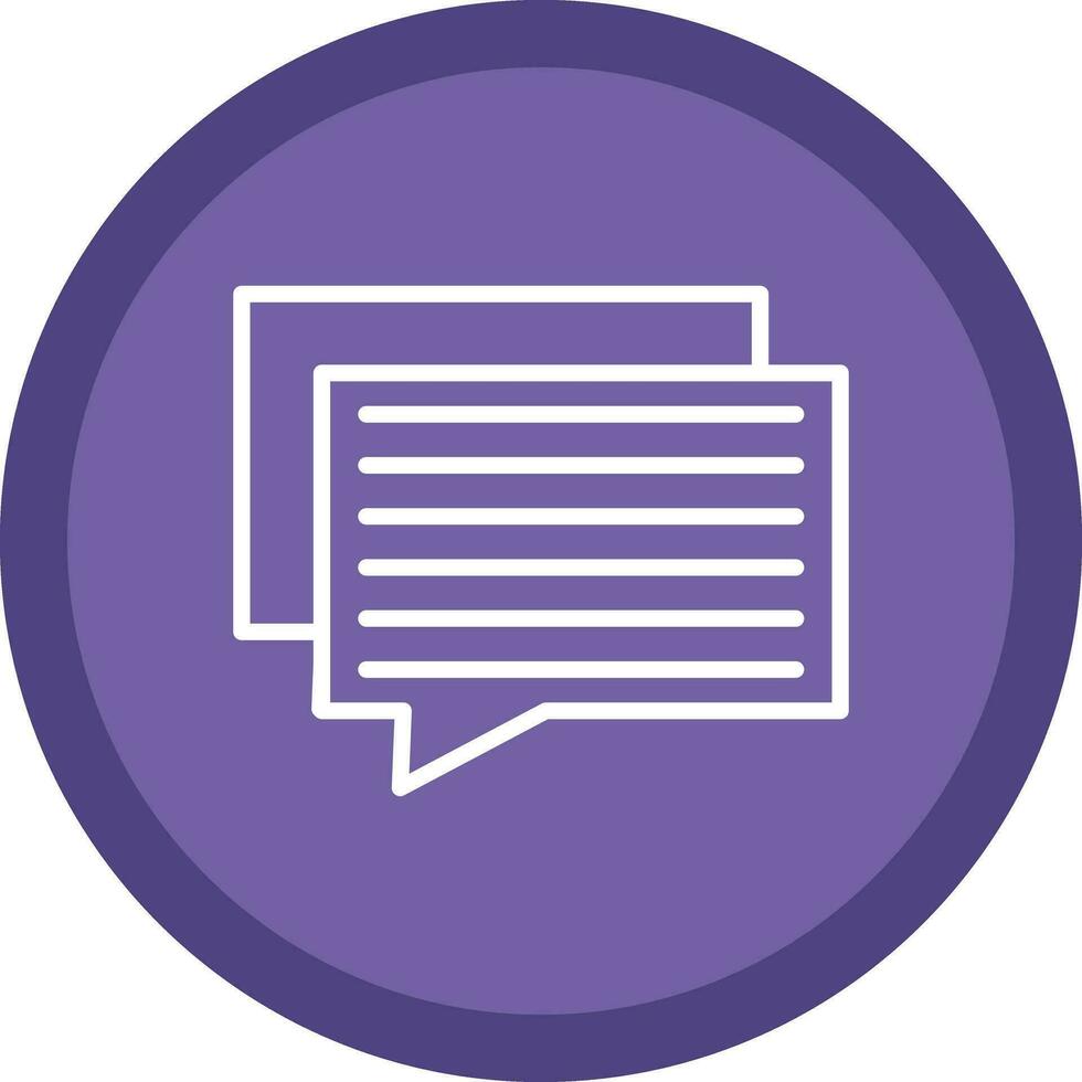 Conversation Vector Icon Design