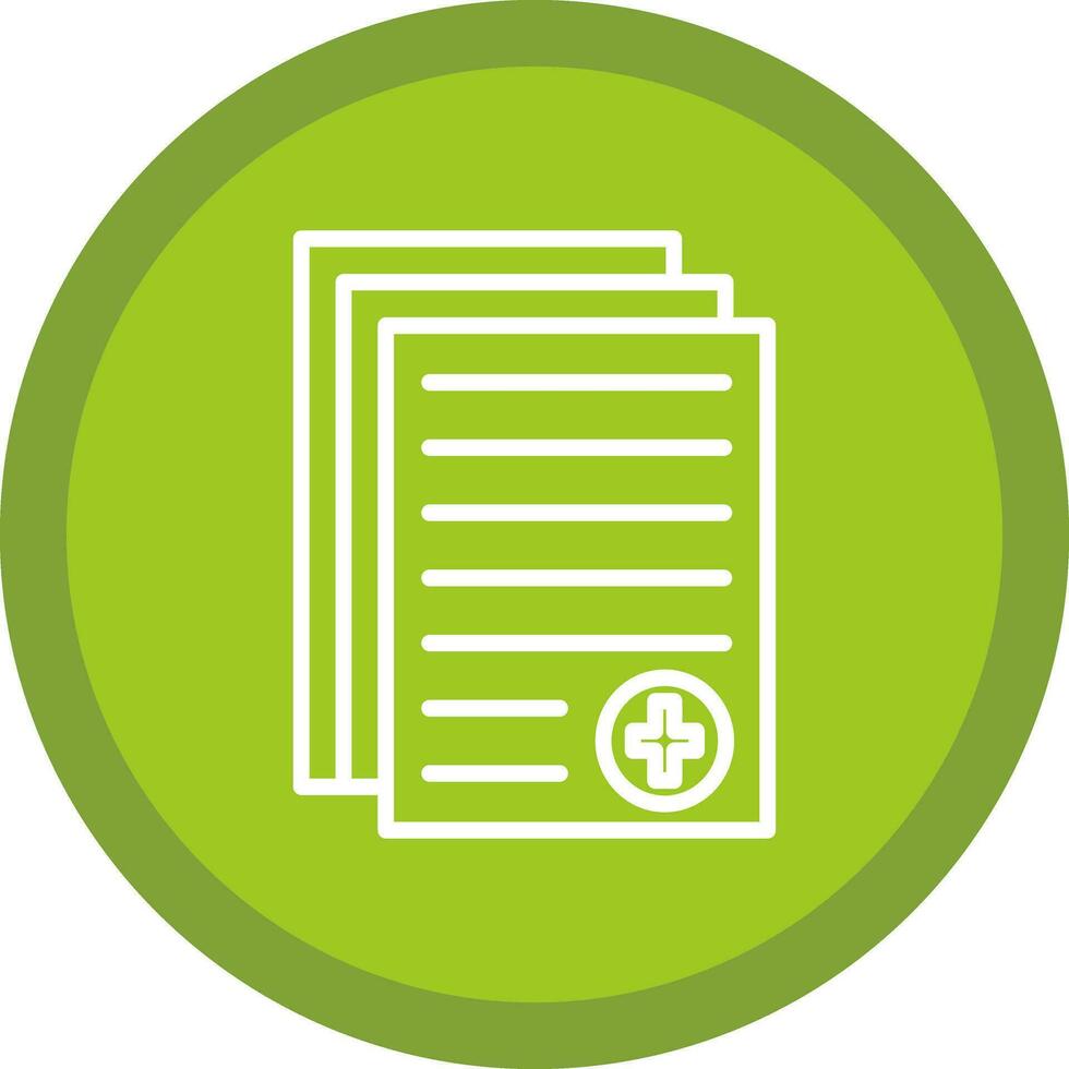 Medical report Vector Icon Design