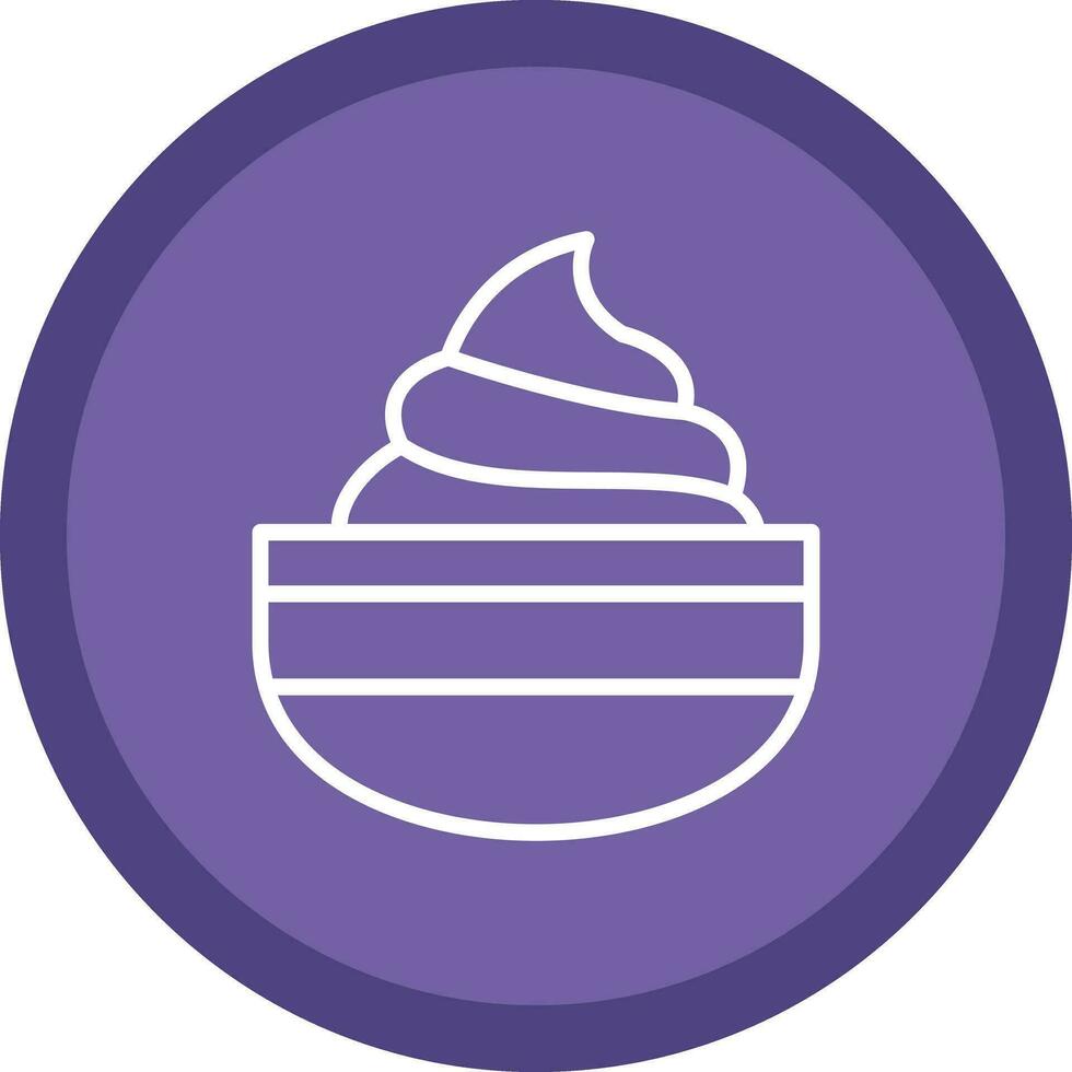 Cream Vector Icon Design