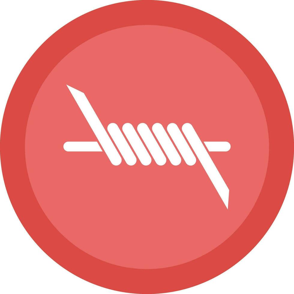 Barbed wire Vector Icon Design