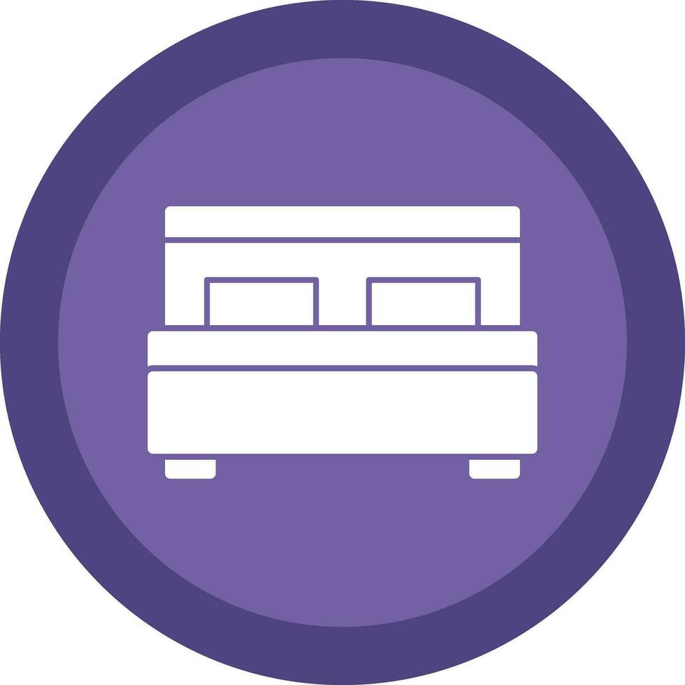 Bed Vector Icon Design