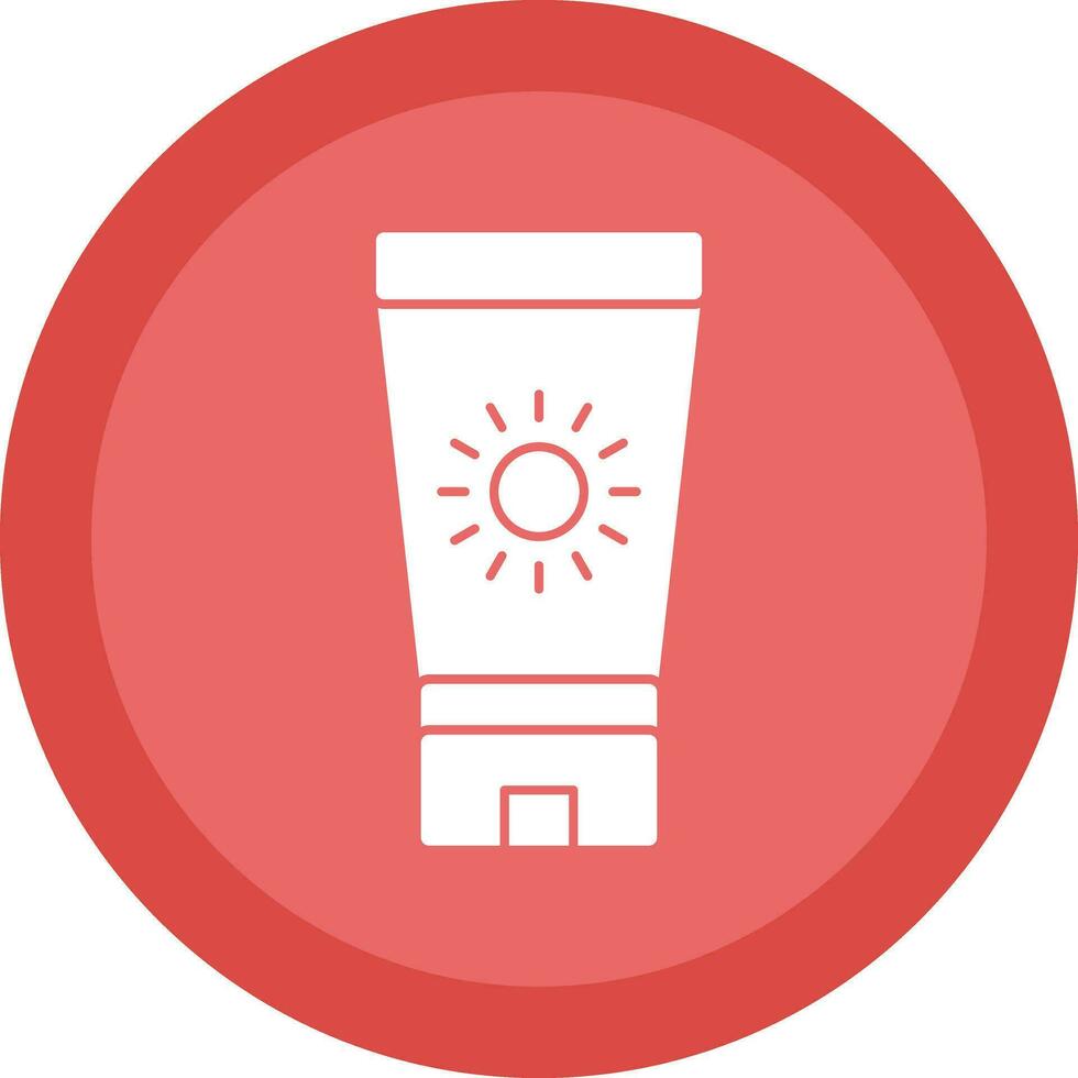 Sun block Vector Icon Design