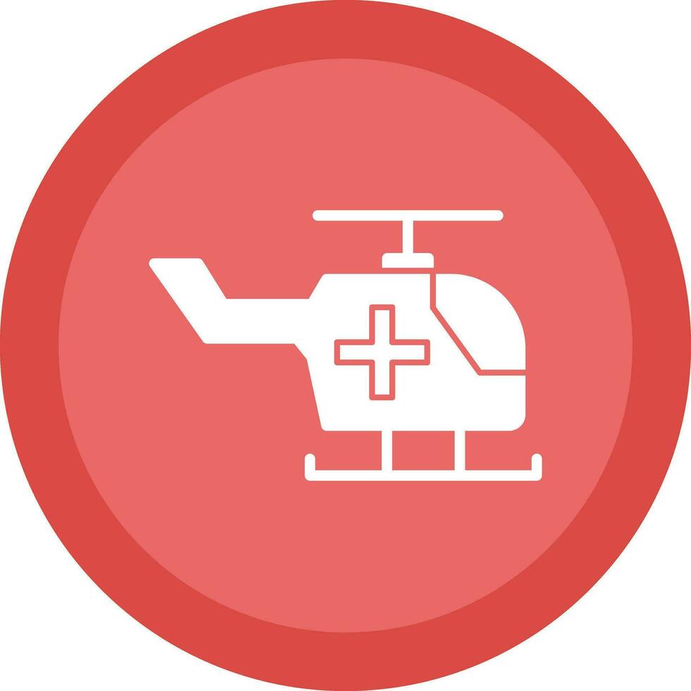 Air ambulance Vector Icon Design