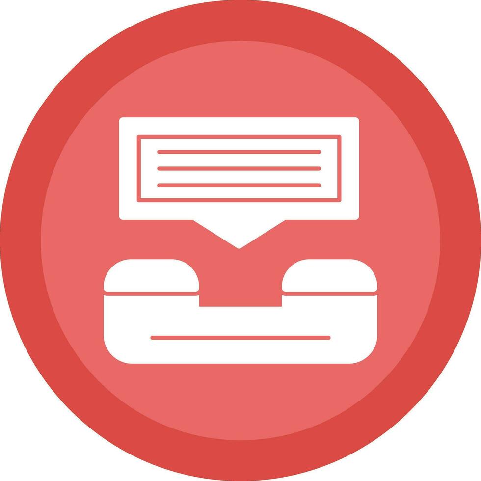 Help line Vector Icon Design