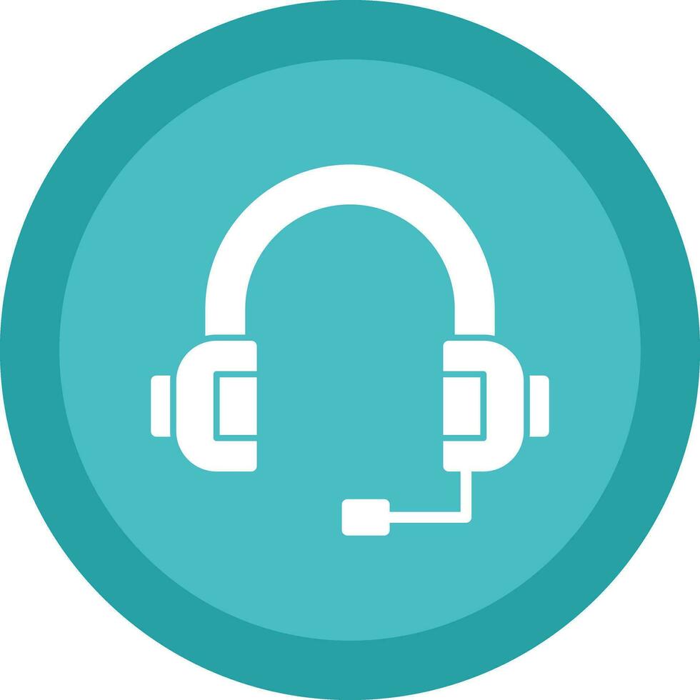 Headset Vector Icon Design