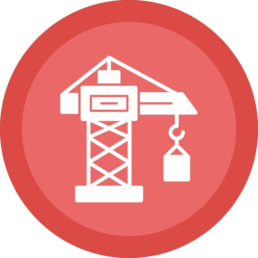 Crane Vector Icon Design